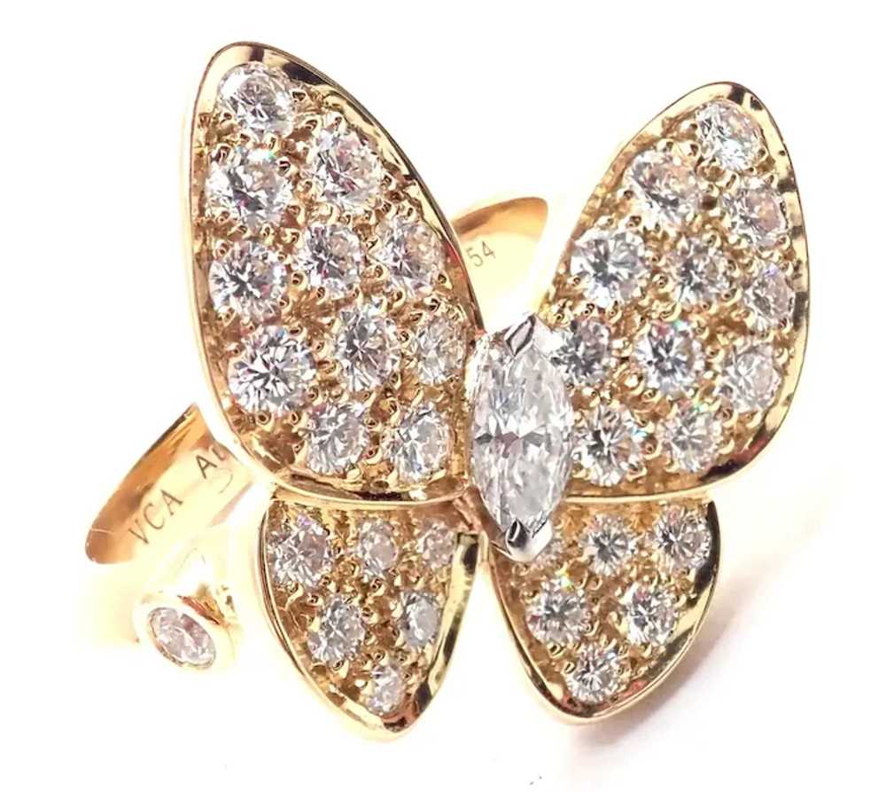 Authentic! Van Cleef & Arpels 18k Yellow Gold Dia… - image 10