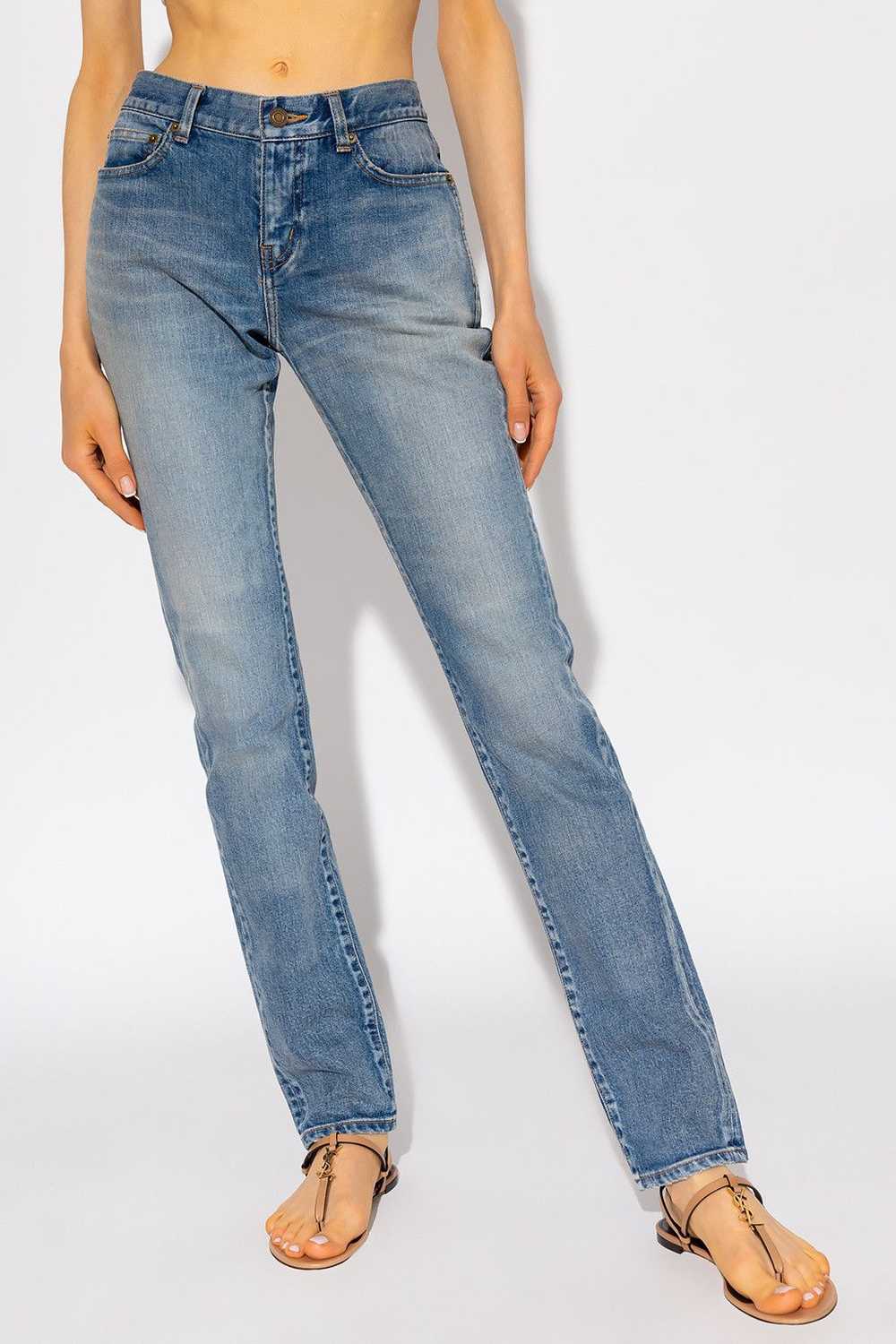 Saint Laurent Paris o1s1wg110924 Low-Rise Jeans i… - image 3