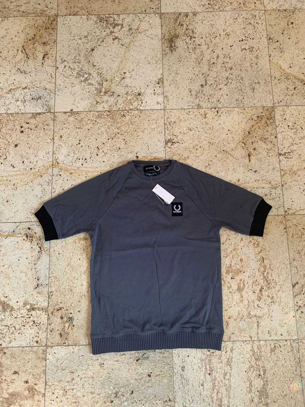 Fred Perry × Raf Simons Grey Raglan Tee, SS - image 1