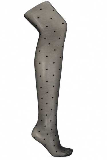 Saint Laurent Paris o1s1wg110924 Dotted Voile Tigh