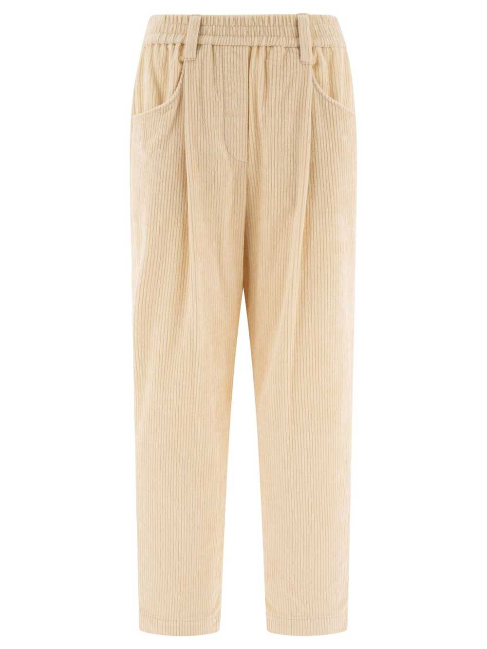 Brunello Cucinelli Baggy Corduroy Trousers - image 1