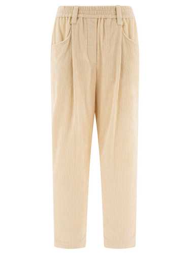 Brunello Cucinelli Baggy Corduroy Trousers - image 1