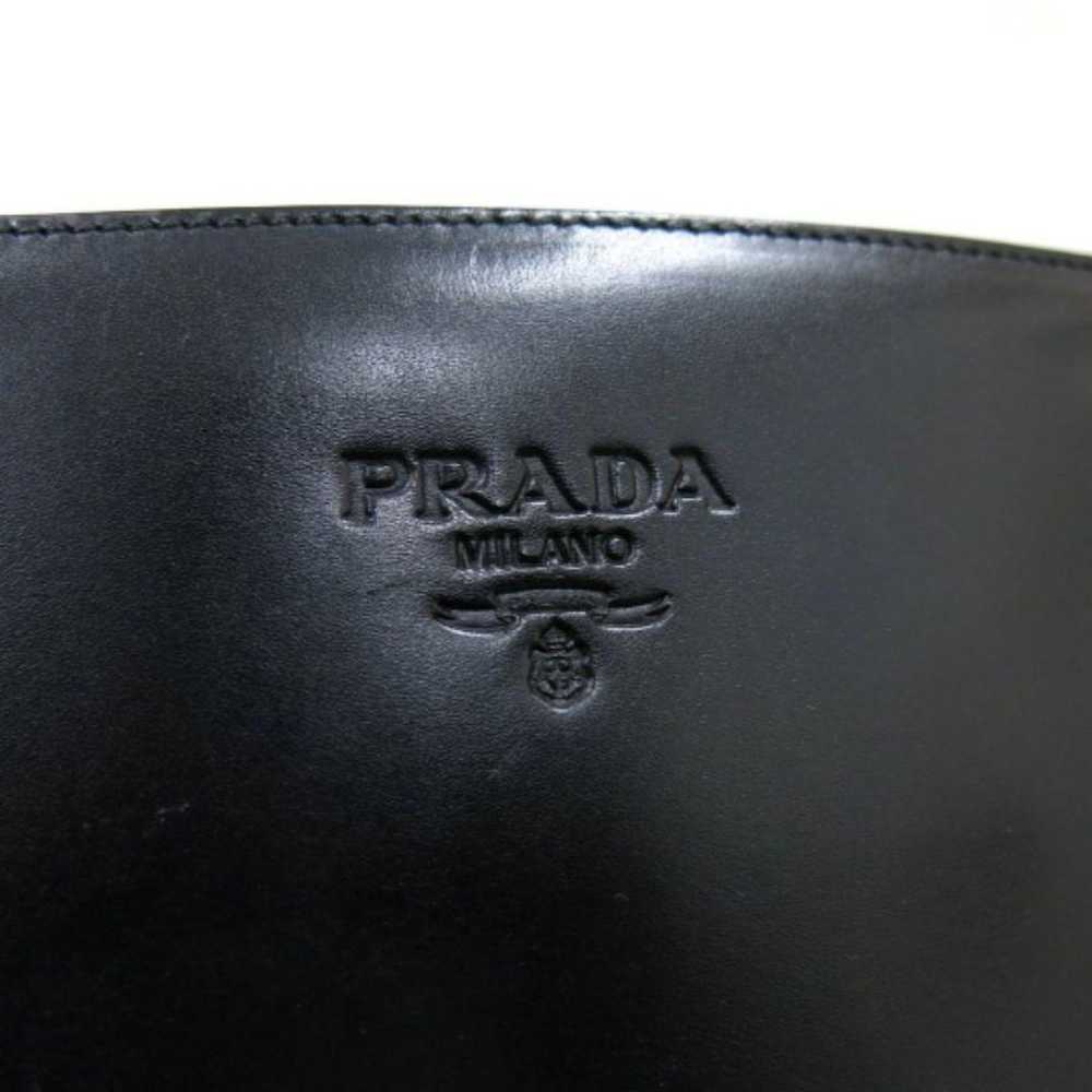 Rare ✨ PRADA logo embossed calf leather tote shou… - image 7