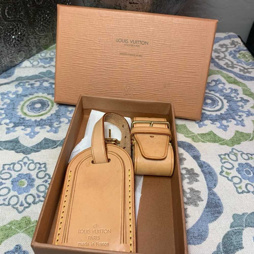 Louis Vuitton Bag Tag and Handle Belt Strap - image 3