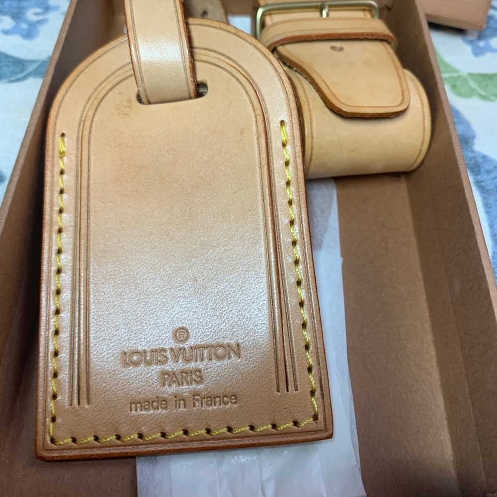 Louis Vuitton Bag Tag and Handle Belt Strap - image 4