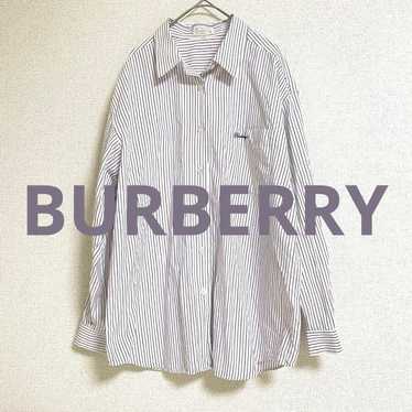 Brand new ♦ Burberrys white and purple striped lon