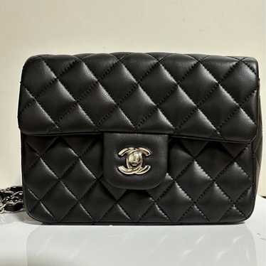 CHANEL Shoulder Bag Matelassé Black