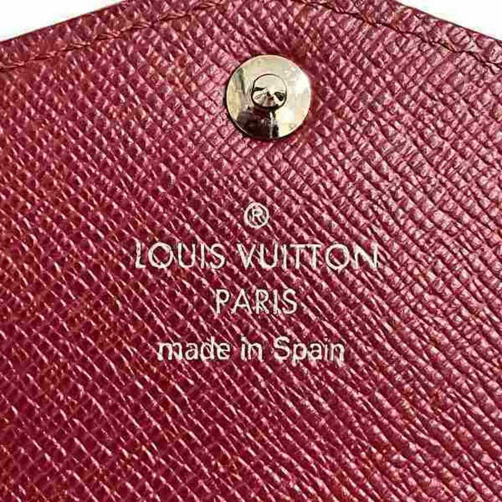 Louis Vuitton Red Leather Wallet (Pre-Owned) - image 5