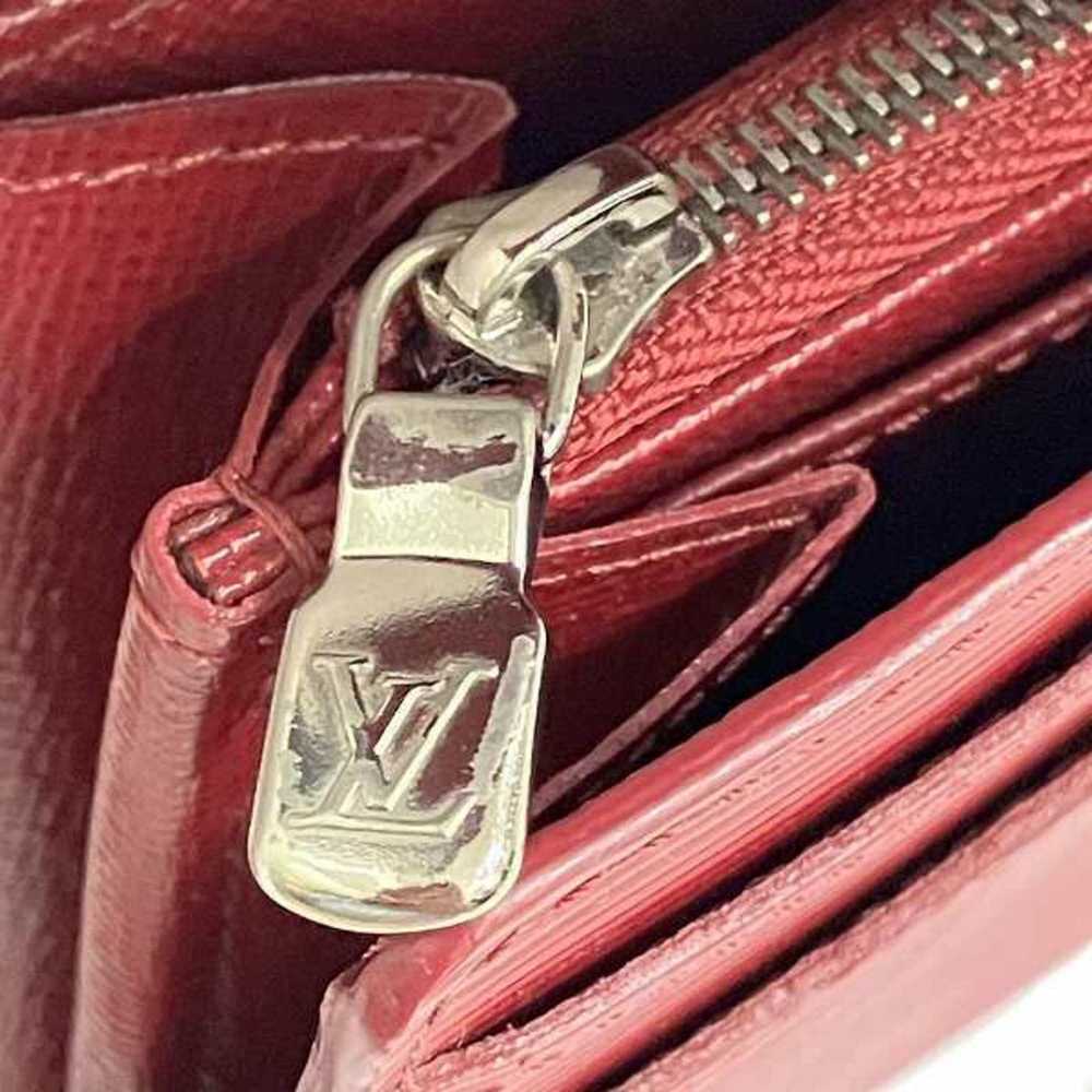 Louis Vuitton Red Leather Wallet (Pre-Owned) - image 9