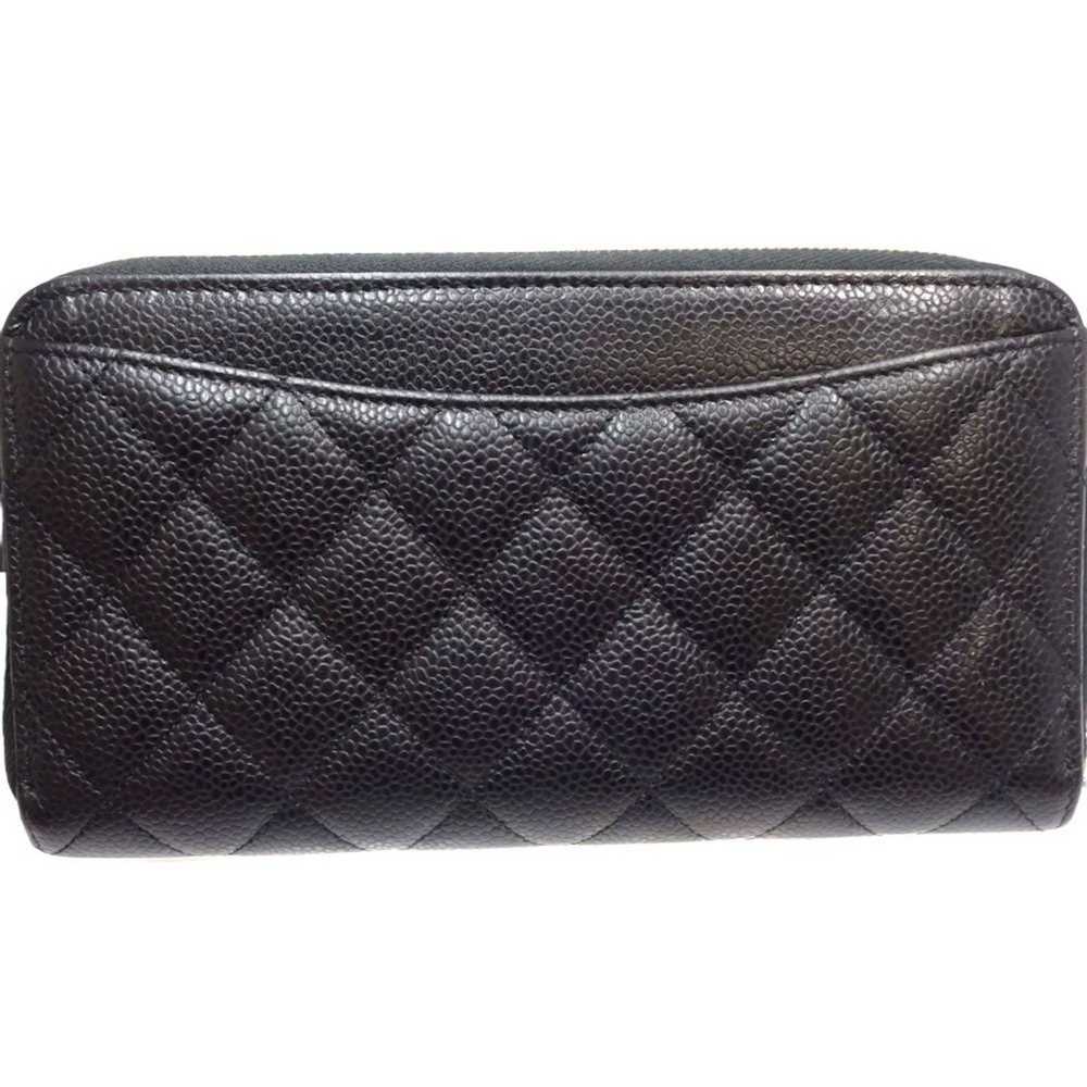 Chanel Matelassé Black Leather Wallet (Pre-Owned) - image 2