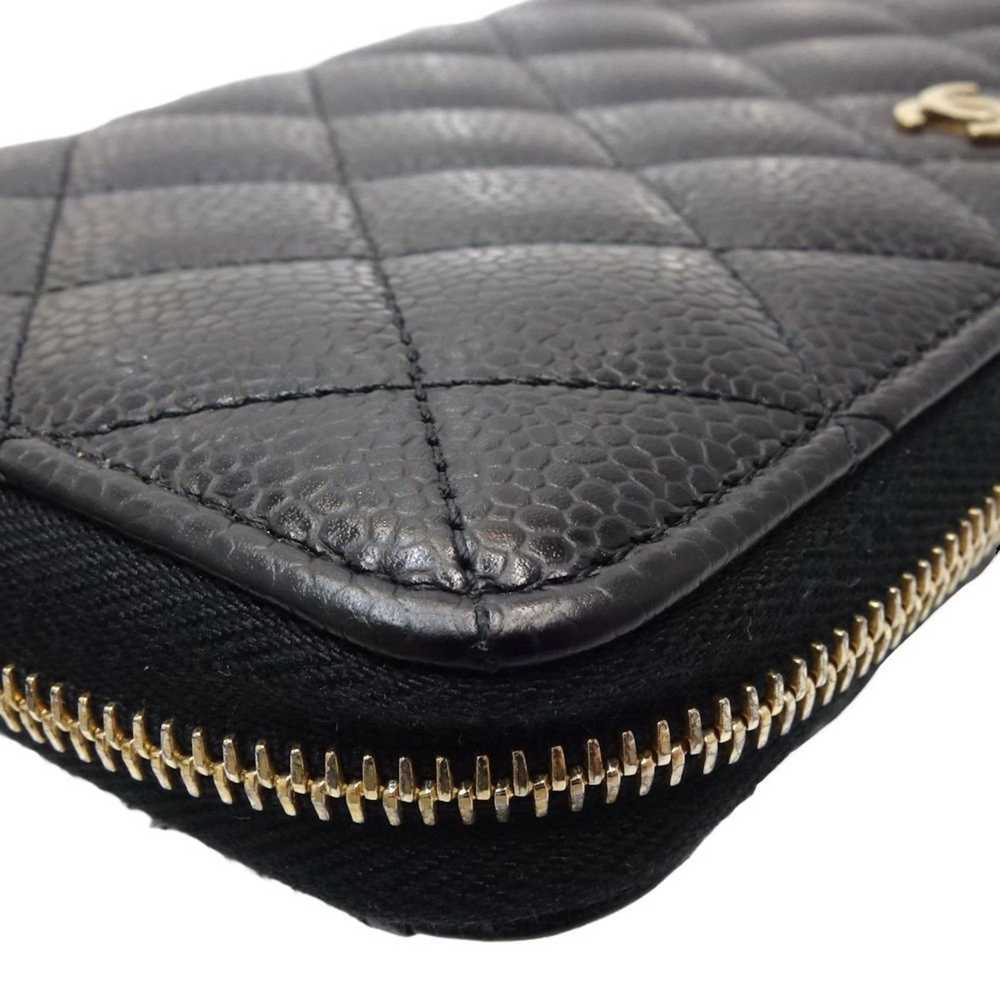 Chanel Matelassé Black Leather Wallet (Pre-Owned) - image 6