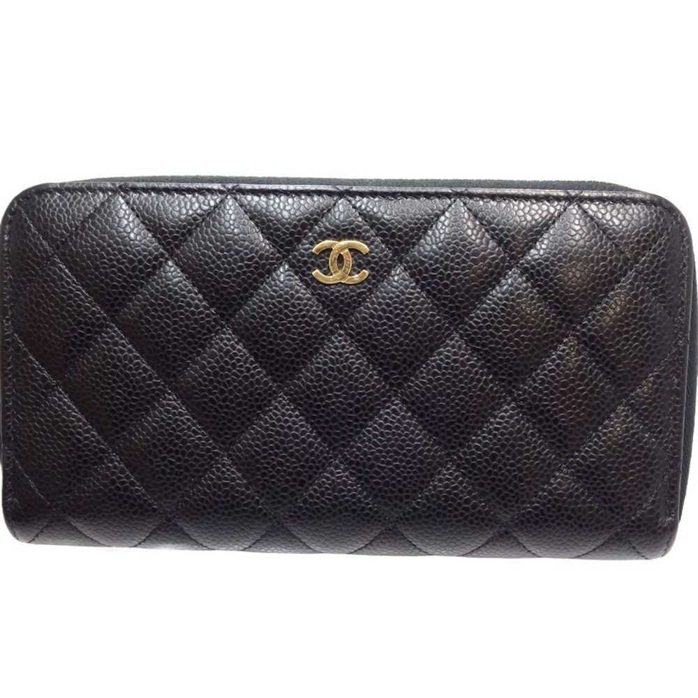 Chanel Matelassé Black Leather Wallet (Pre-Owned) - image 9