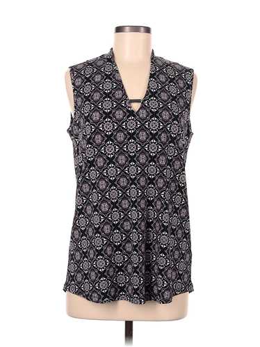 Jones New York Women Black Sleeveless Blouse M