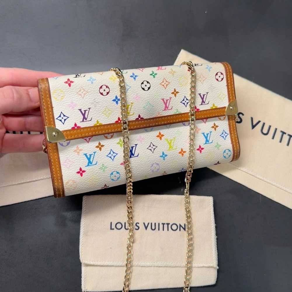 Louis Vuitton multicolor takishi murakami wallet … - image 4