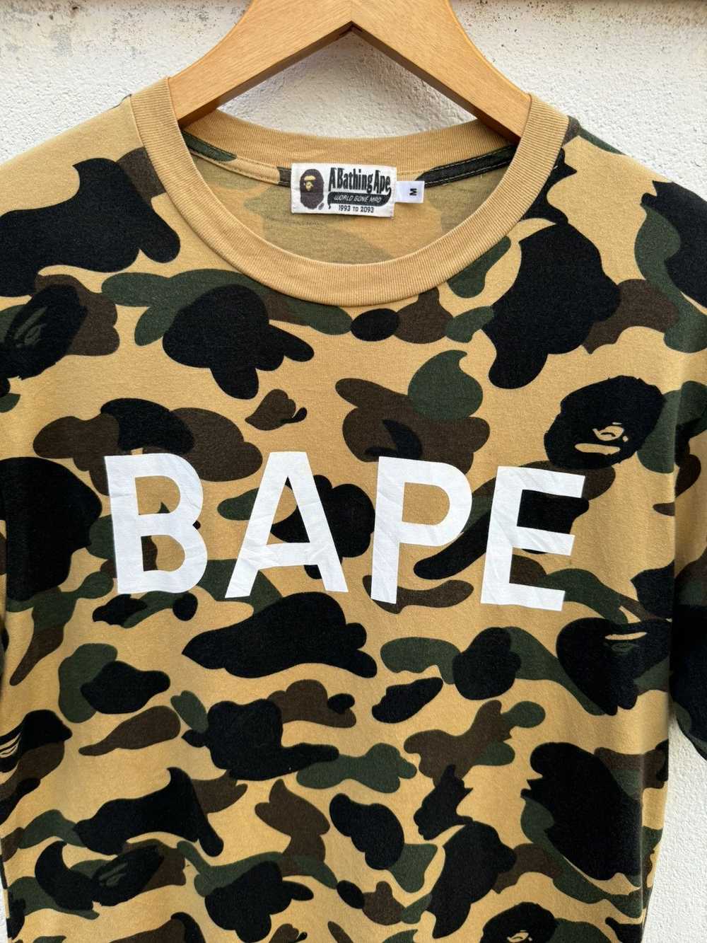 Bape × Japanese Brand × Vintage BAPE Camo spell o… - image 2