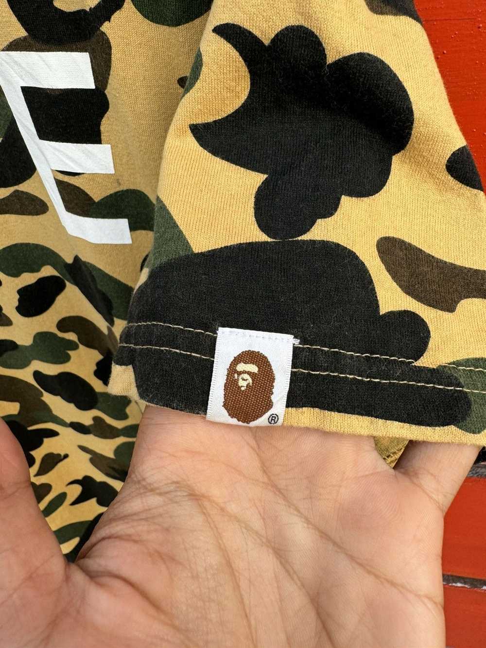 Bape × Japanese Brand × Vintage BAPE Camo spell o… - image 5