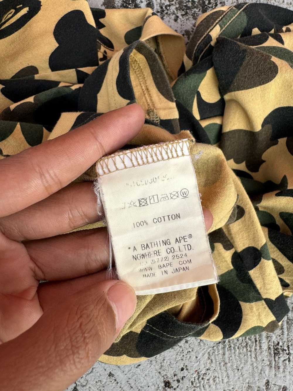 Bape × Japanese Brand × Vintage BAPE Camo spell o… - image 6