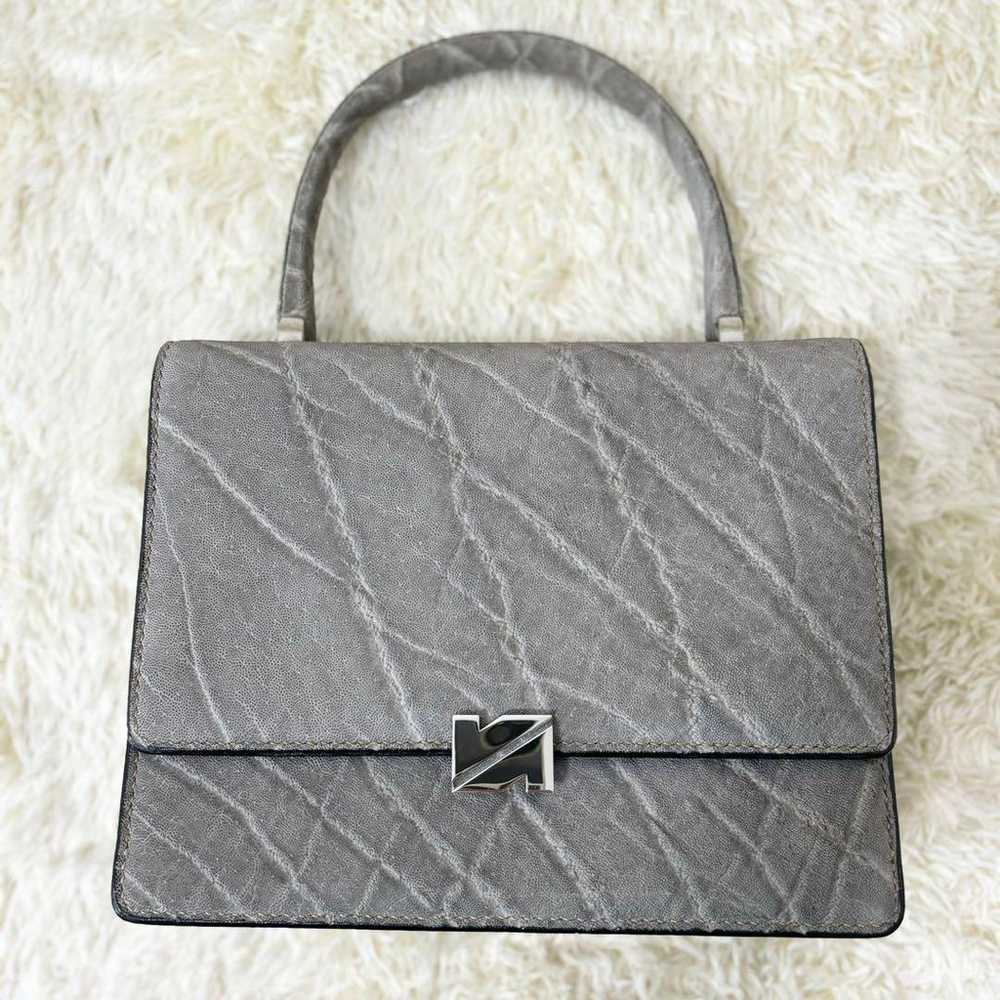 Valextra Elephant Leather Handbag Made in Italy. - image 12