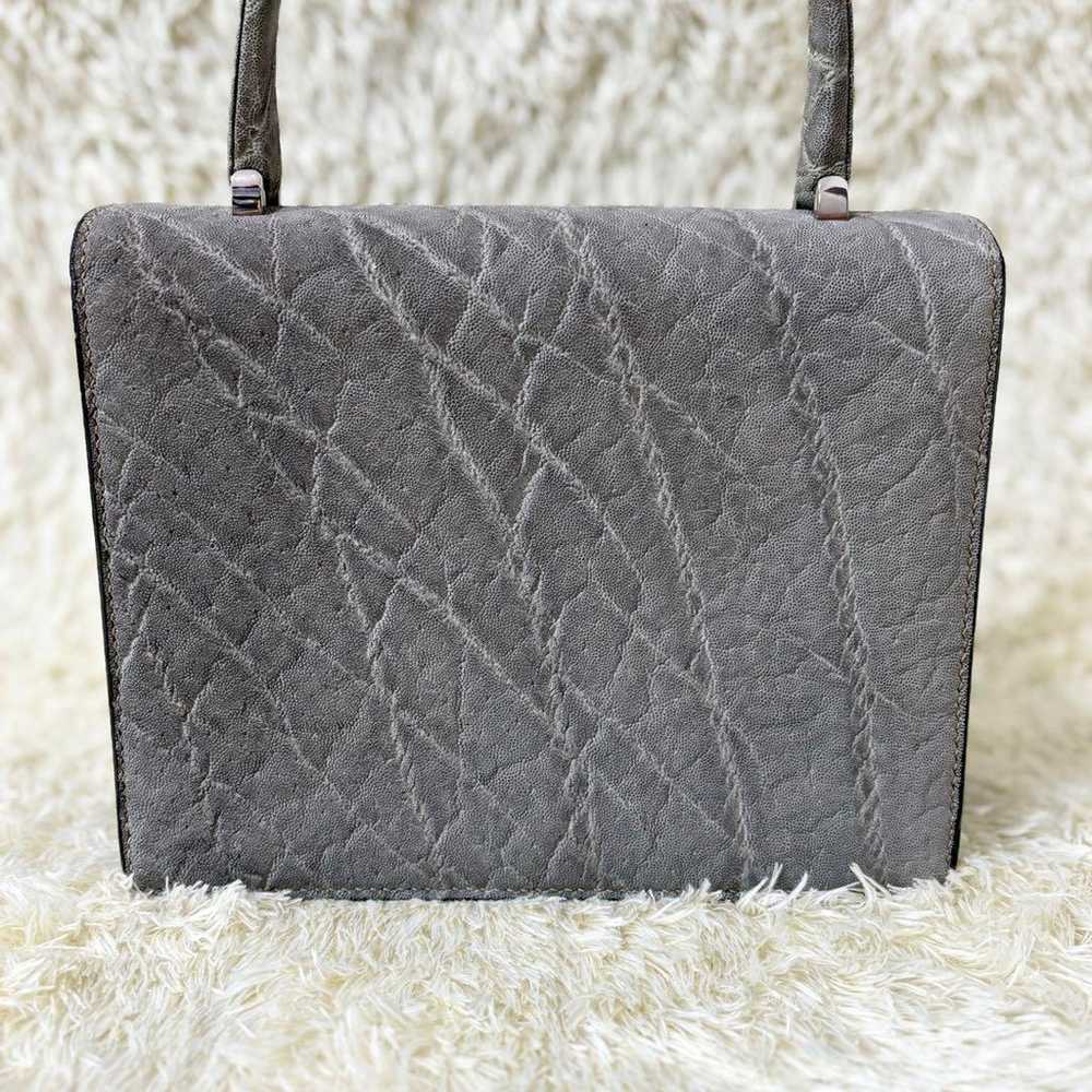 Valextra Elephant Leather Handbag Made in Italy. - image 6