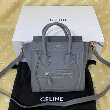 Celine Luggage Nano Shopper Shoulder Bag