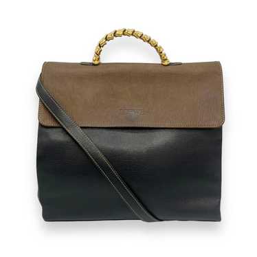 ⭐️Great item⭐️ Loewe Velazquez Leather Handbag Bl… - image 1