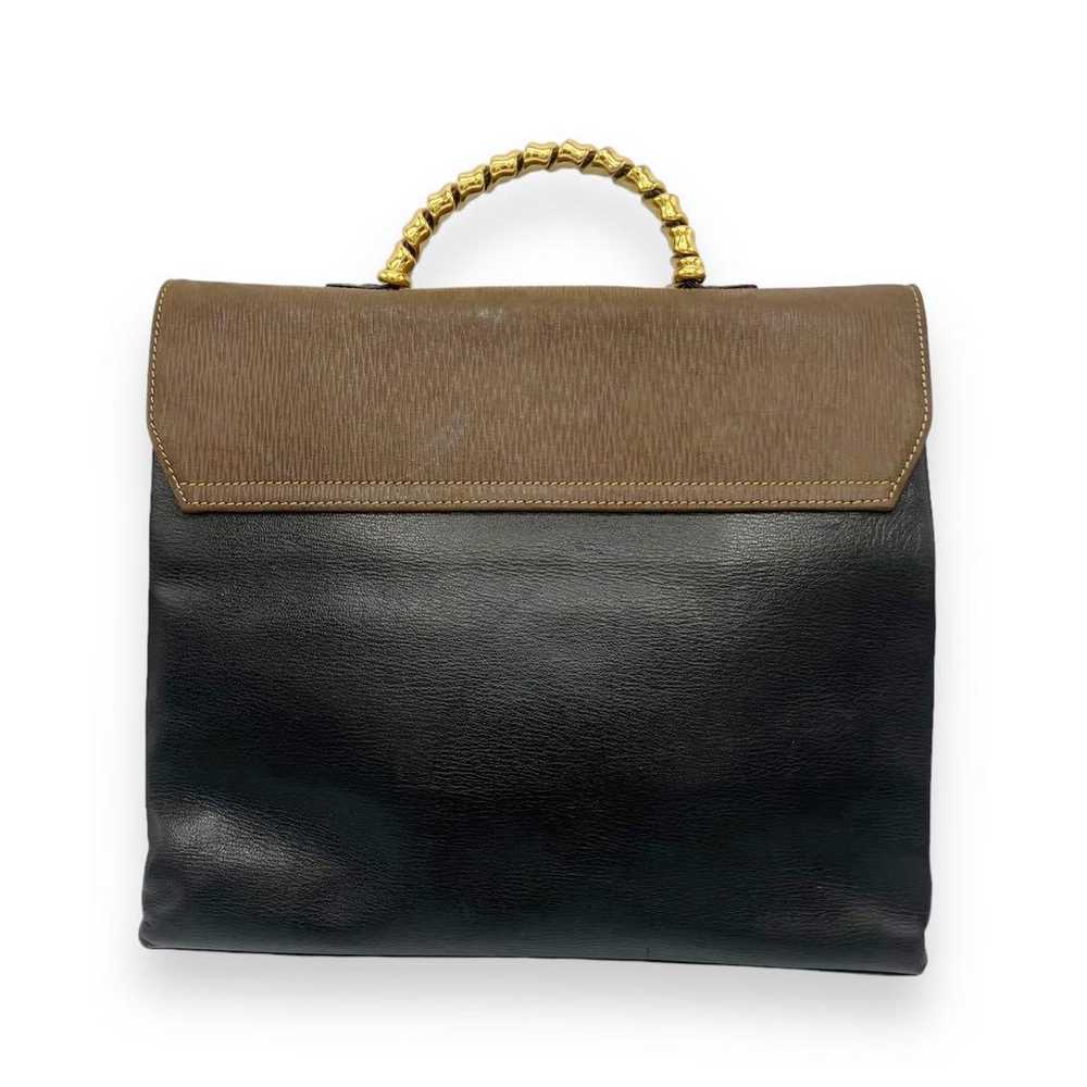 ⭐️Great item⭐️ Loewe Velazquez Leather Handbag Bl… - image 2