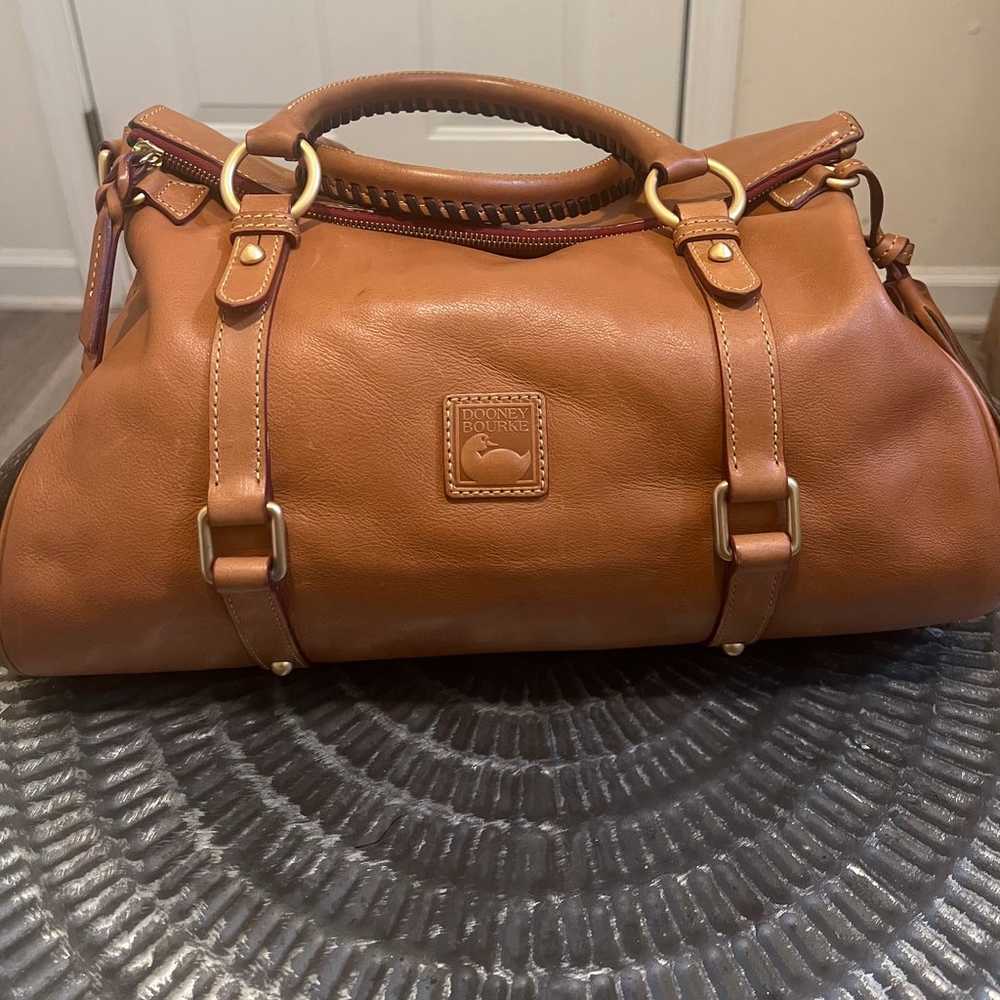 Large Caramel Brown Florentine Dooney And Bourke … - image 2