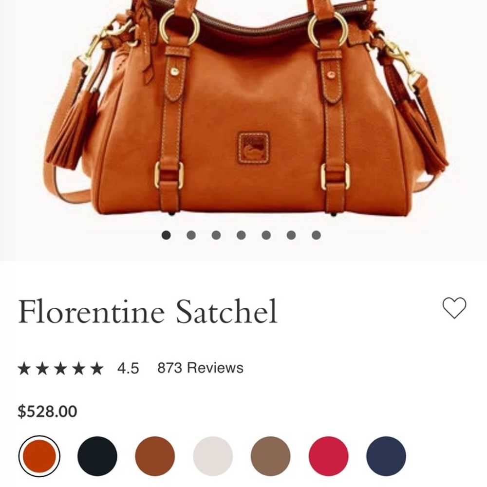 Large Caramel Brown Florentine Dooney And Bourke … - image 6