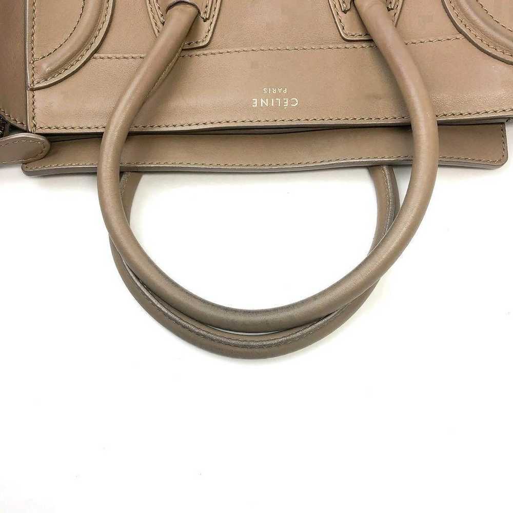 【Rare item!/Out of print】CELINE Luggage Handbag B… - image 9