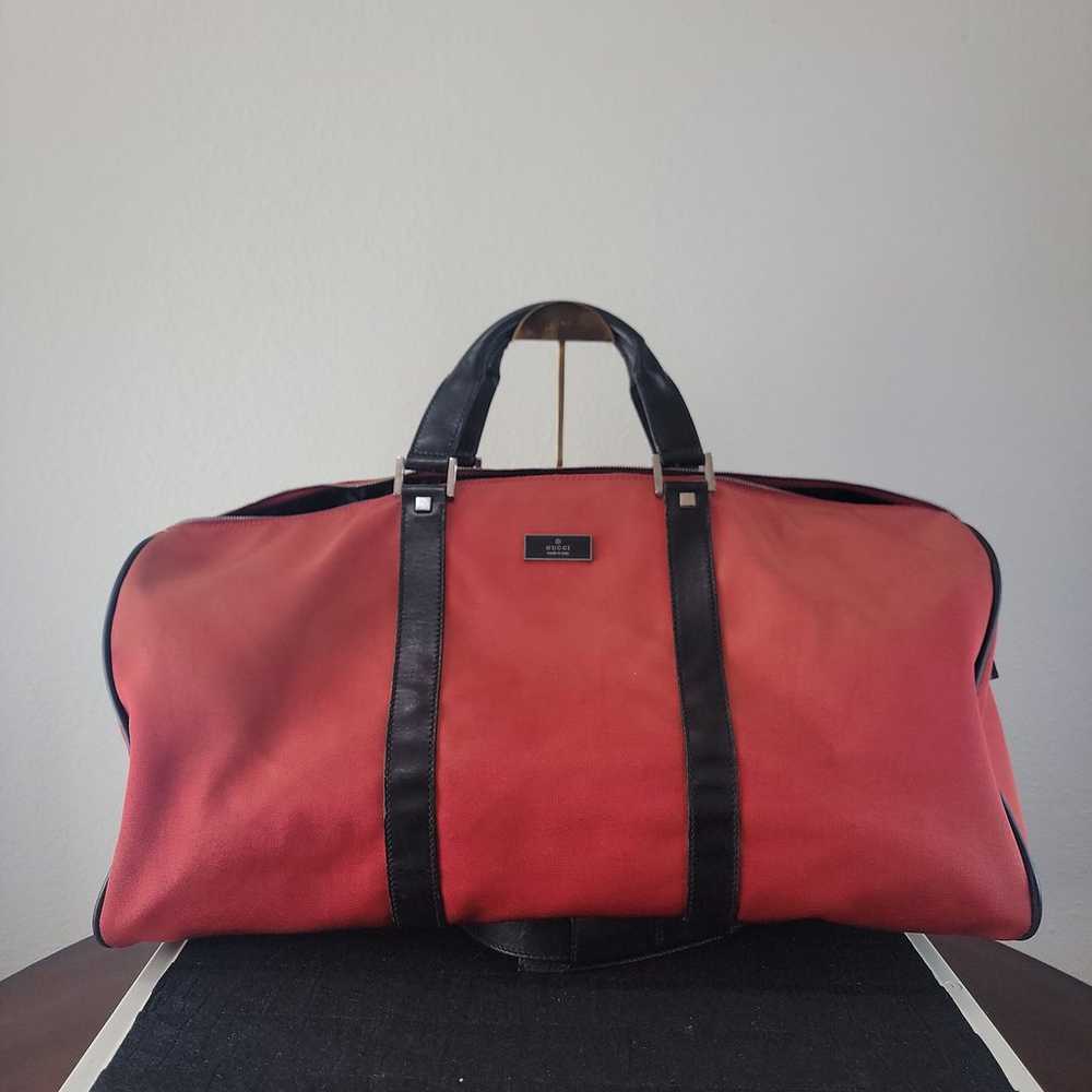 GUCCI nylon travel boston bag - image 2