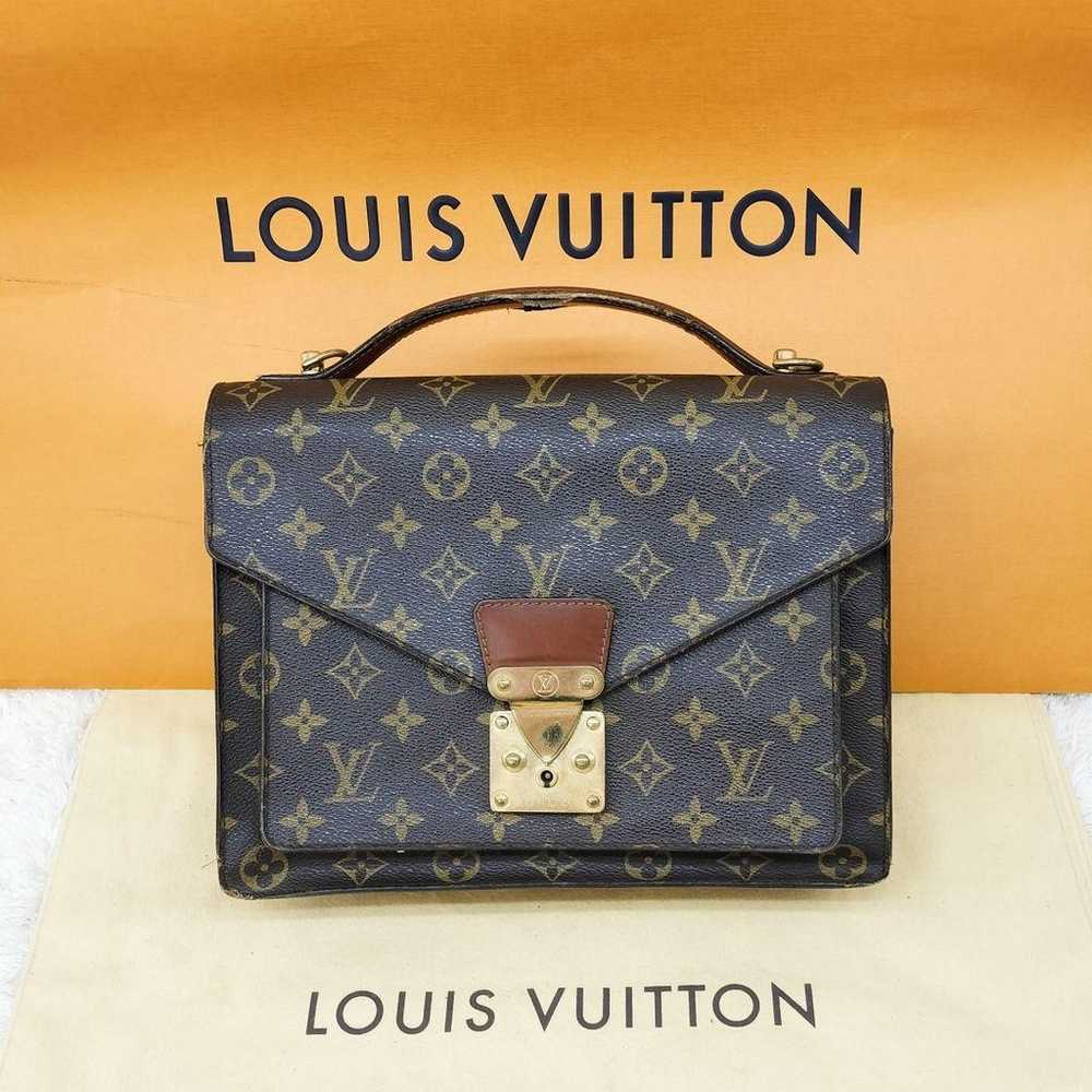 Authentic Louis Vuitton Monceau Monogram Handbag … - image 1