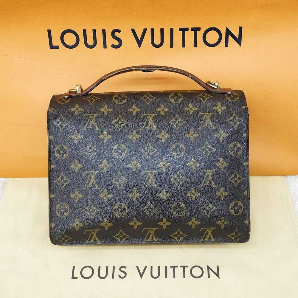 Authentic Louis Vuitton Monceau Monogram Handbag … - image 2