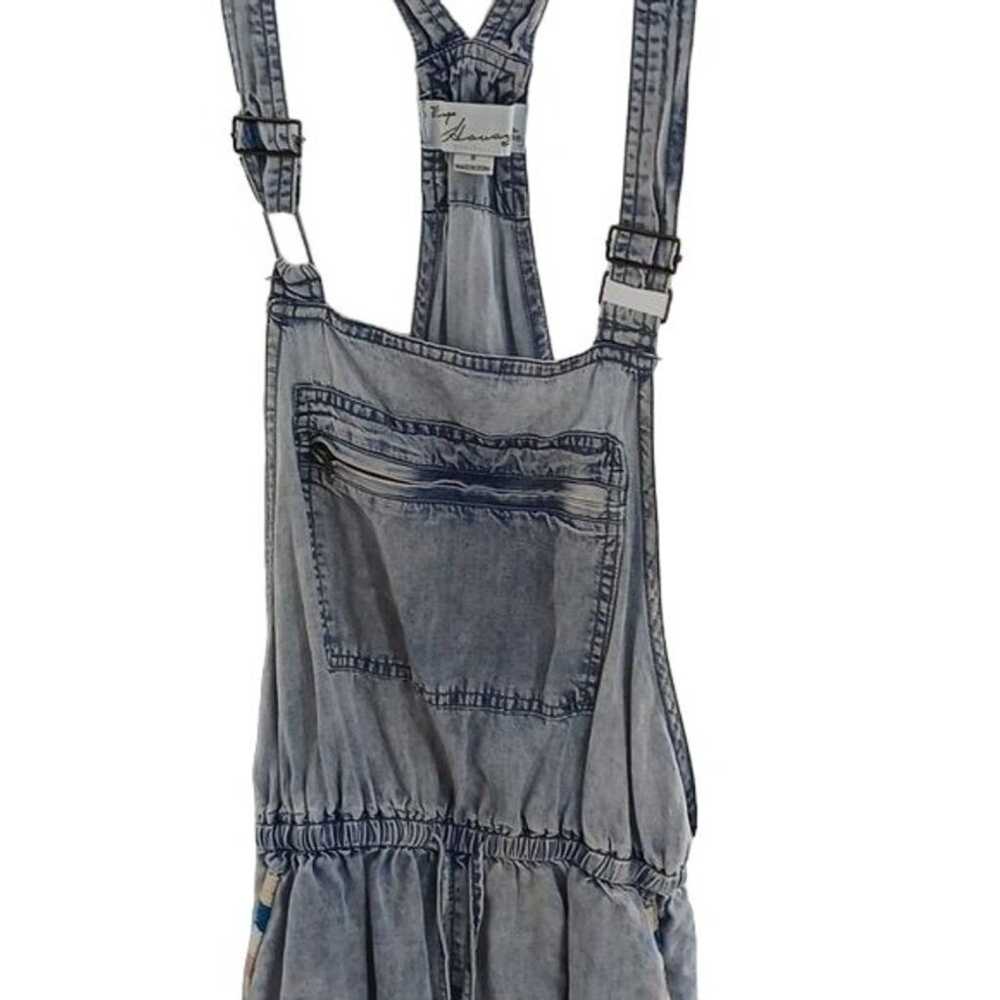 Vintage Havana Romper Overalls Fringe Embroidered… - image 2