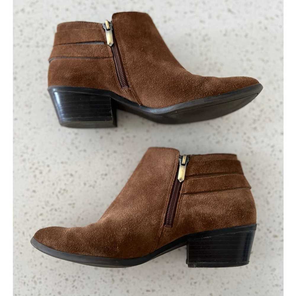 SAM EDELMAN Suede Ankle Boots SZ 7 - image 2