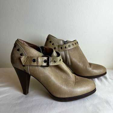 J. Crew Studded Buckle Ankle Booties Heeled Bootie