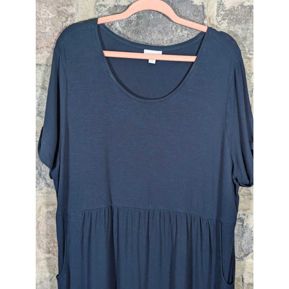 Other J. Jill Dress Blue Tee Shirt Jersey Knit Mi… - image 2