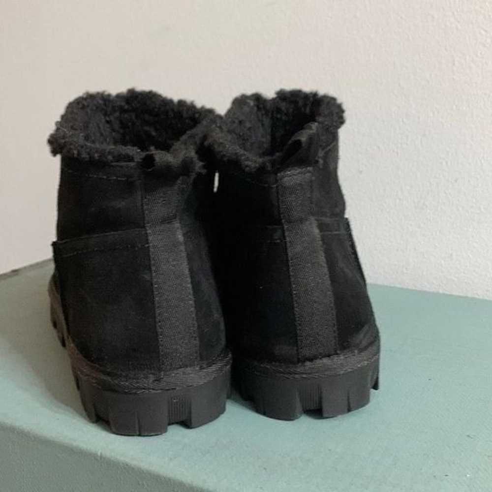 Lucky brand Dweller Booties size 9 slip on faux f… - image 3