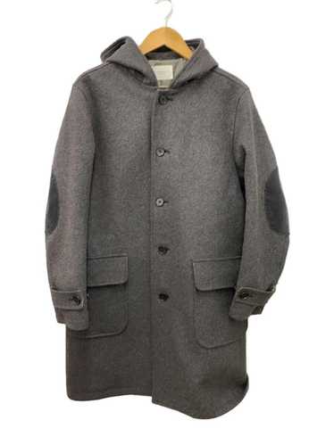 Urban Research  Steel Collar Coat/40/Wool/Gry/Plai