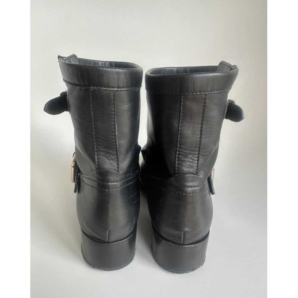 Valentino Garavani Leather biker boots - image 3