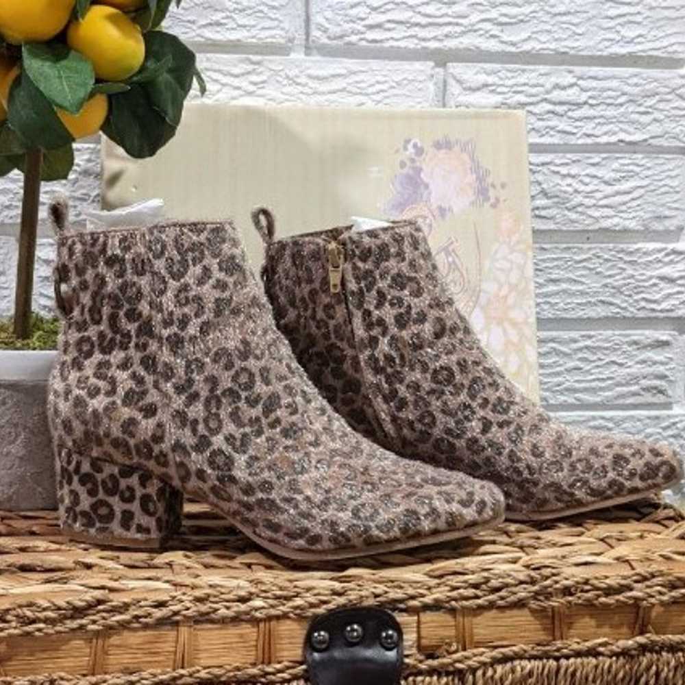 Very G "Dynamite" furry leopard print booties - image 3