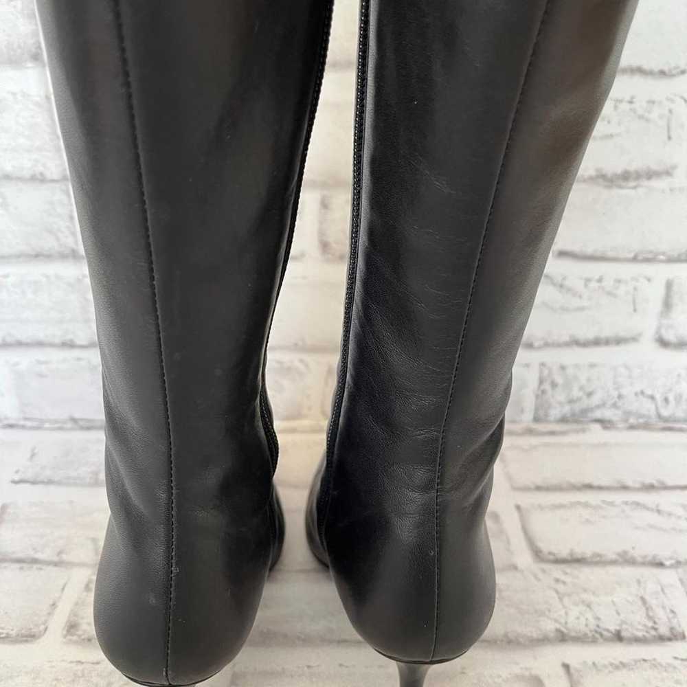 Diana long boots, side zip, black, leather, 22.0cm - image 11