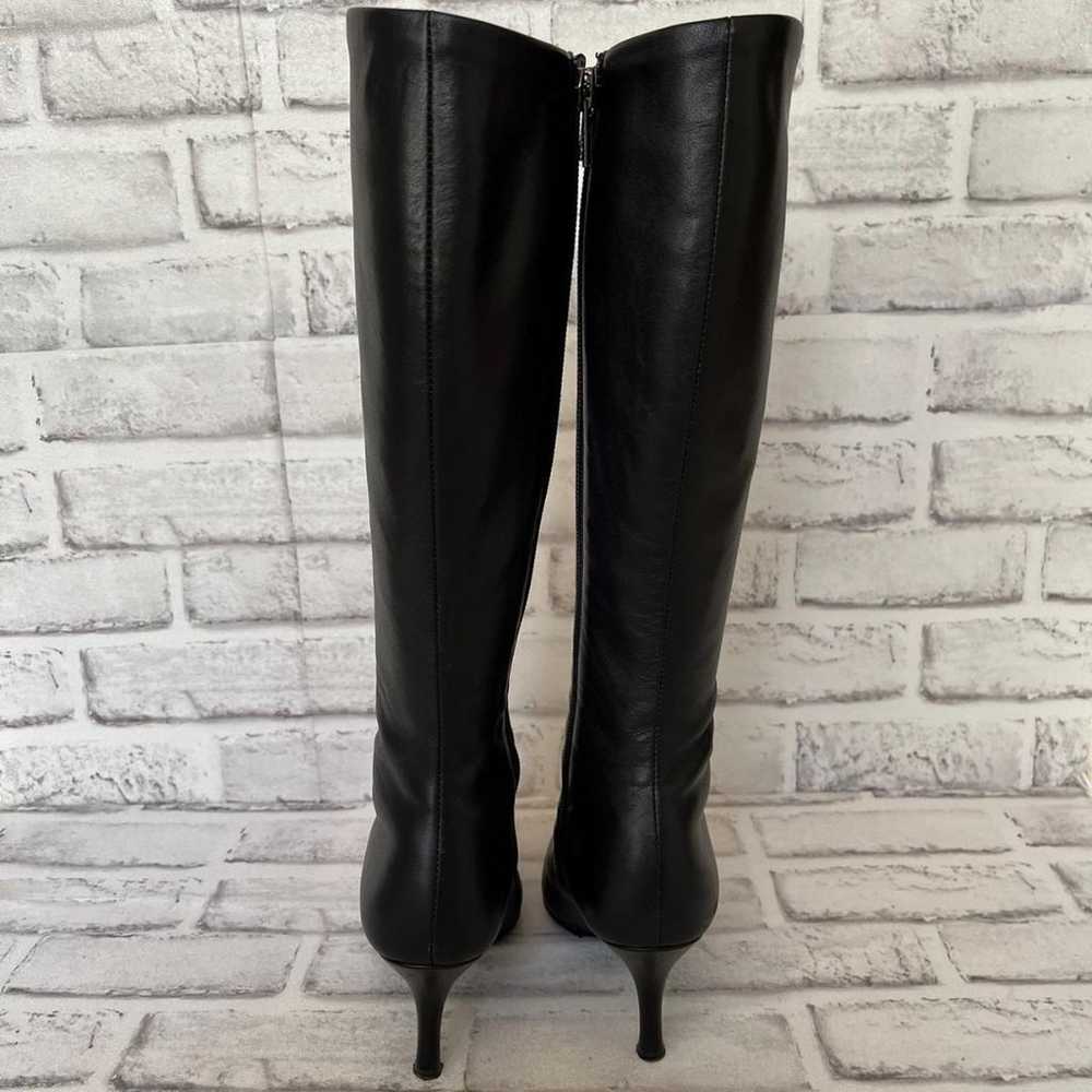 Diana long boots, side zip, black, leather, 22.0cm - image 9