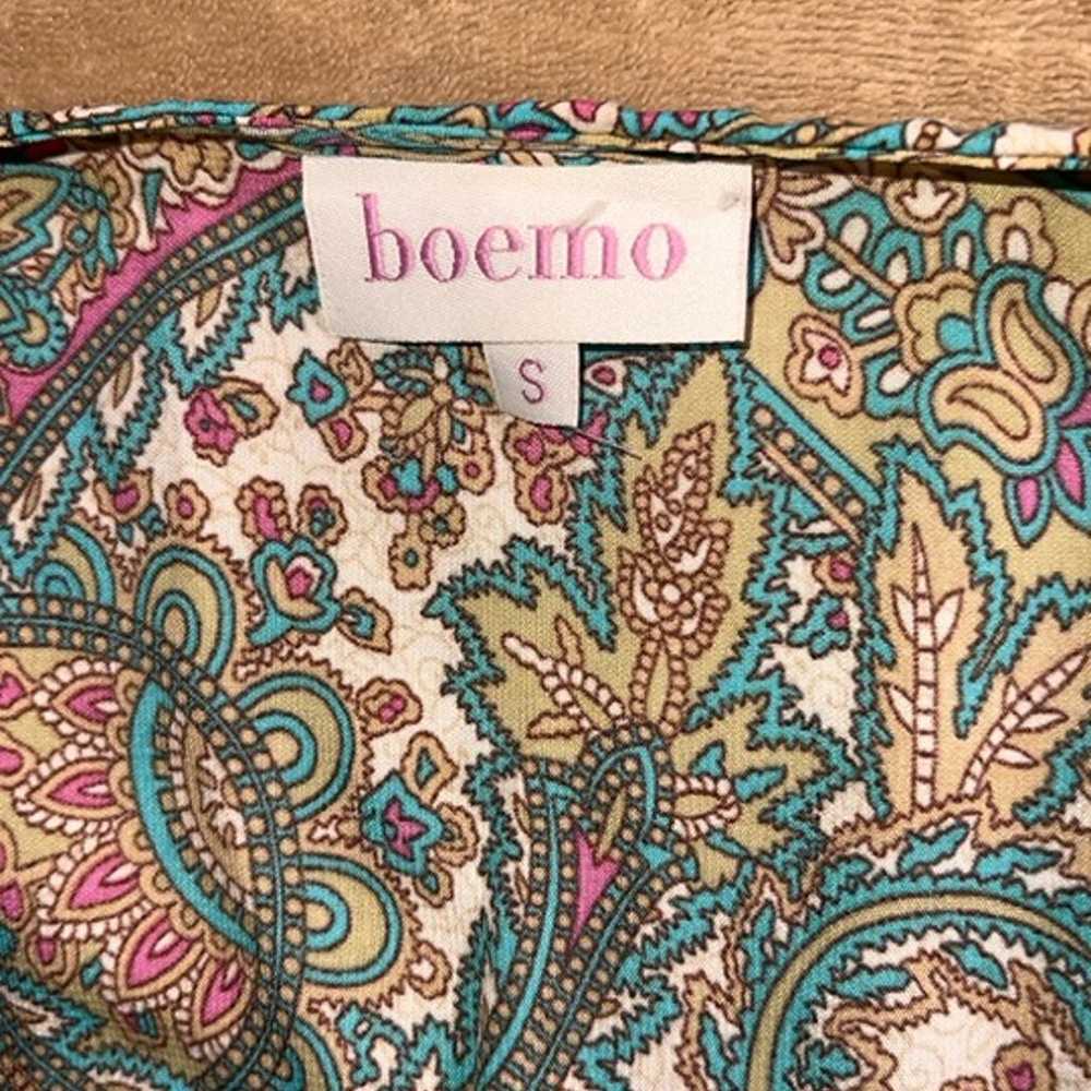 Boemo Women Small Paisley Floral Peasant BOHO Ruf… - image 6