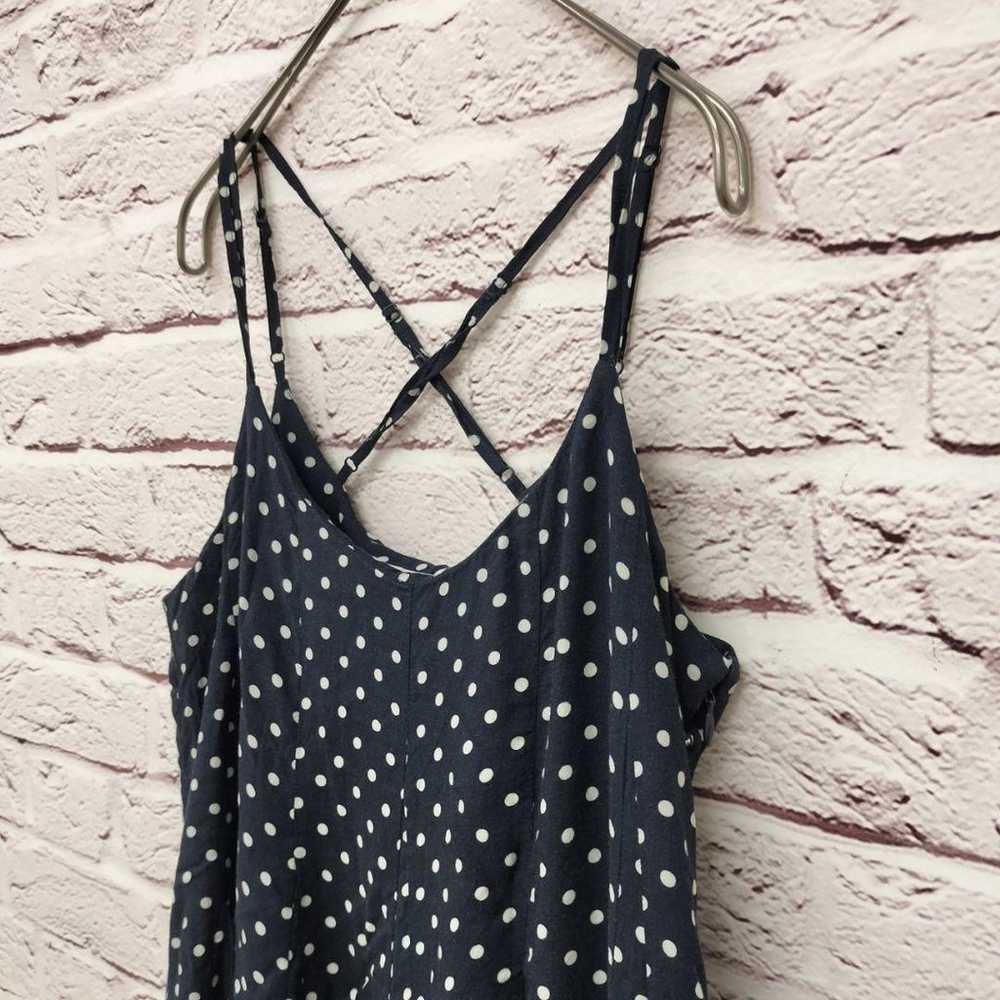 R2033 SNAIDEL [1] Cami One-piece Dot Navy × White - image 3