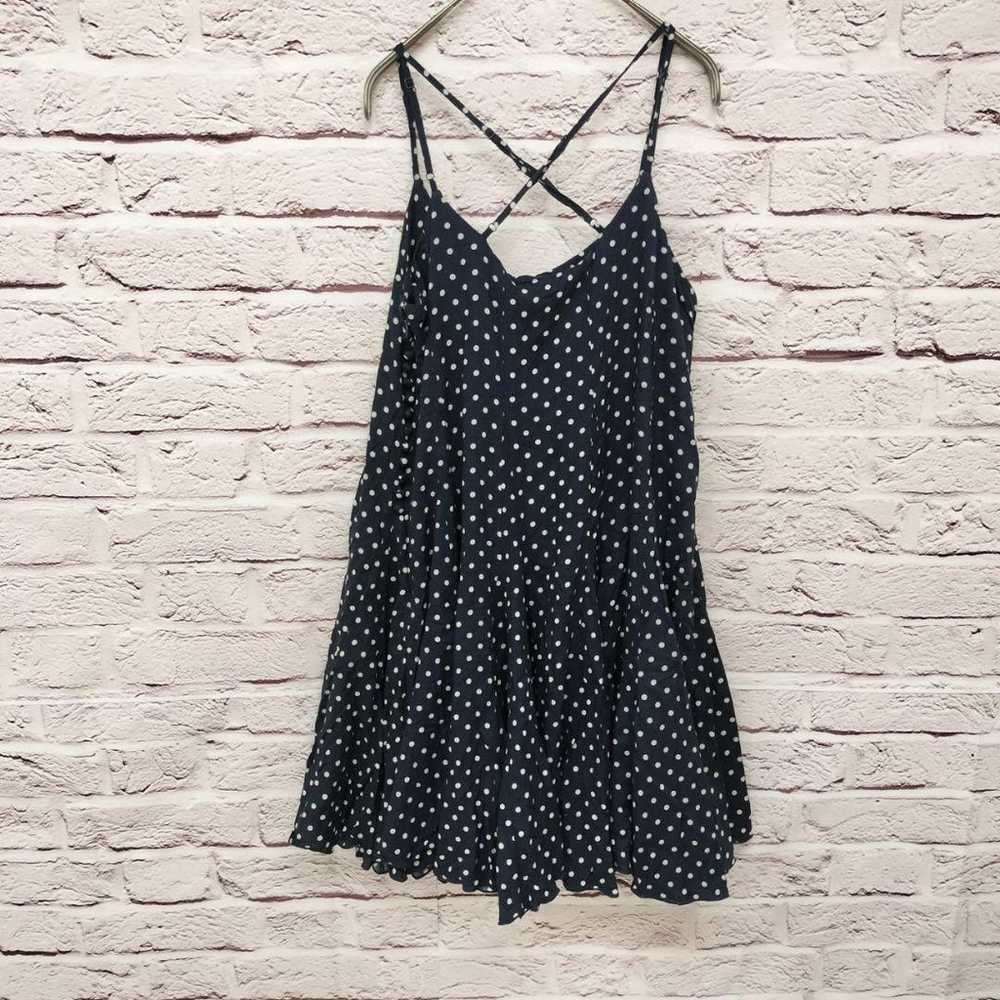 R2033 SNAIDEL [1] Cami One-piece Dot Navy × White - image 4