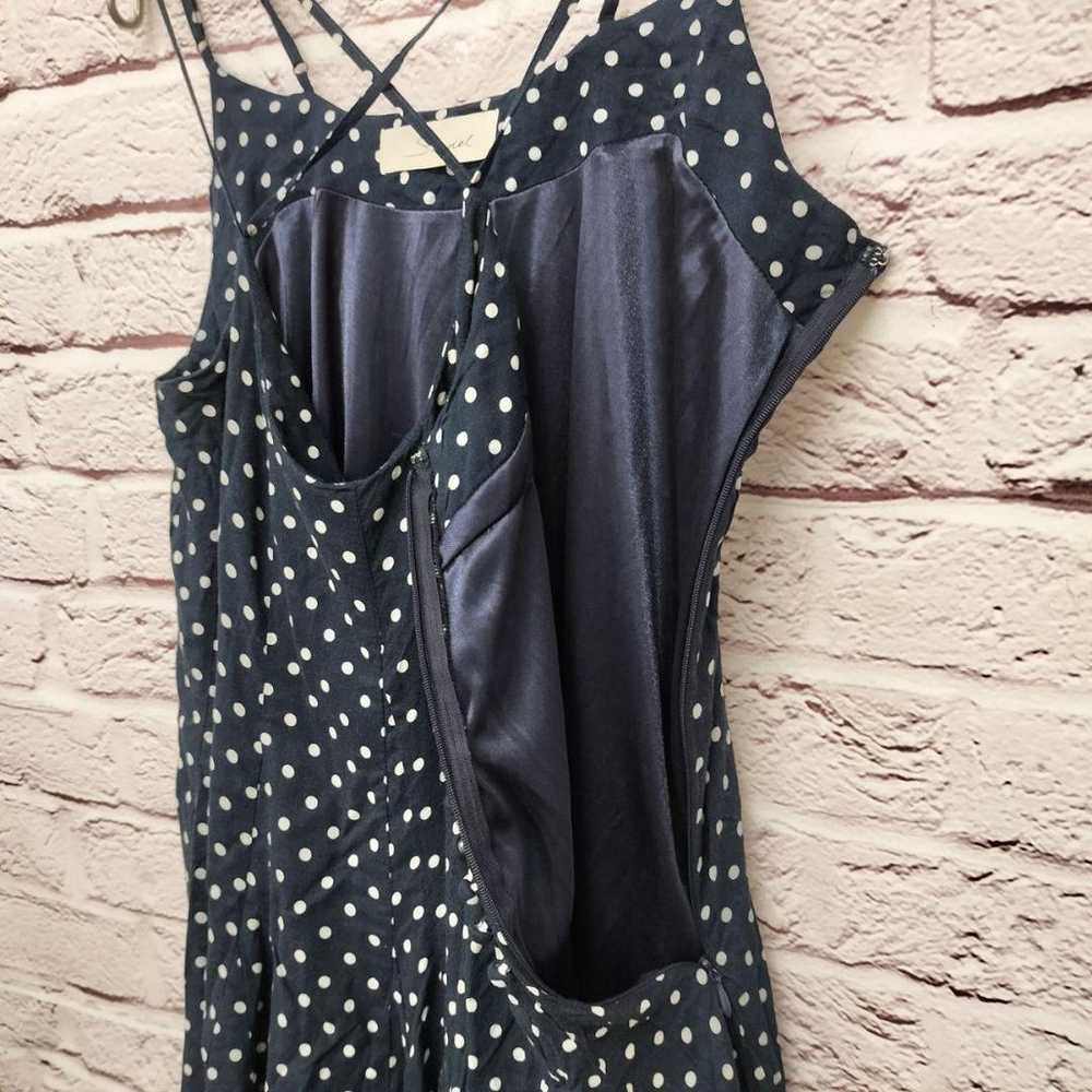 R2033 SNAIDEL [1] Cami One-piece Dot Navy × White - image 6