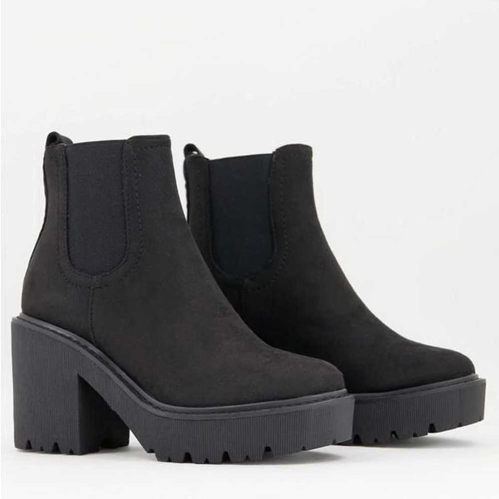 Topshop Blitz heeled ankle boot in black - image 1