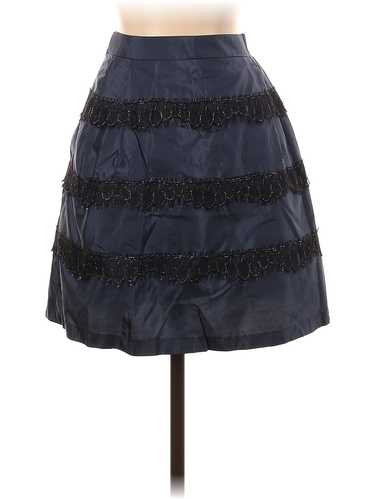 J.Crew Women Blue Silk Skirt 0