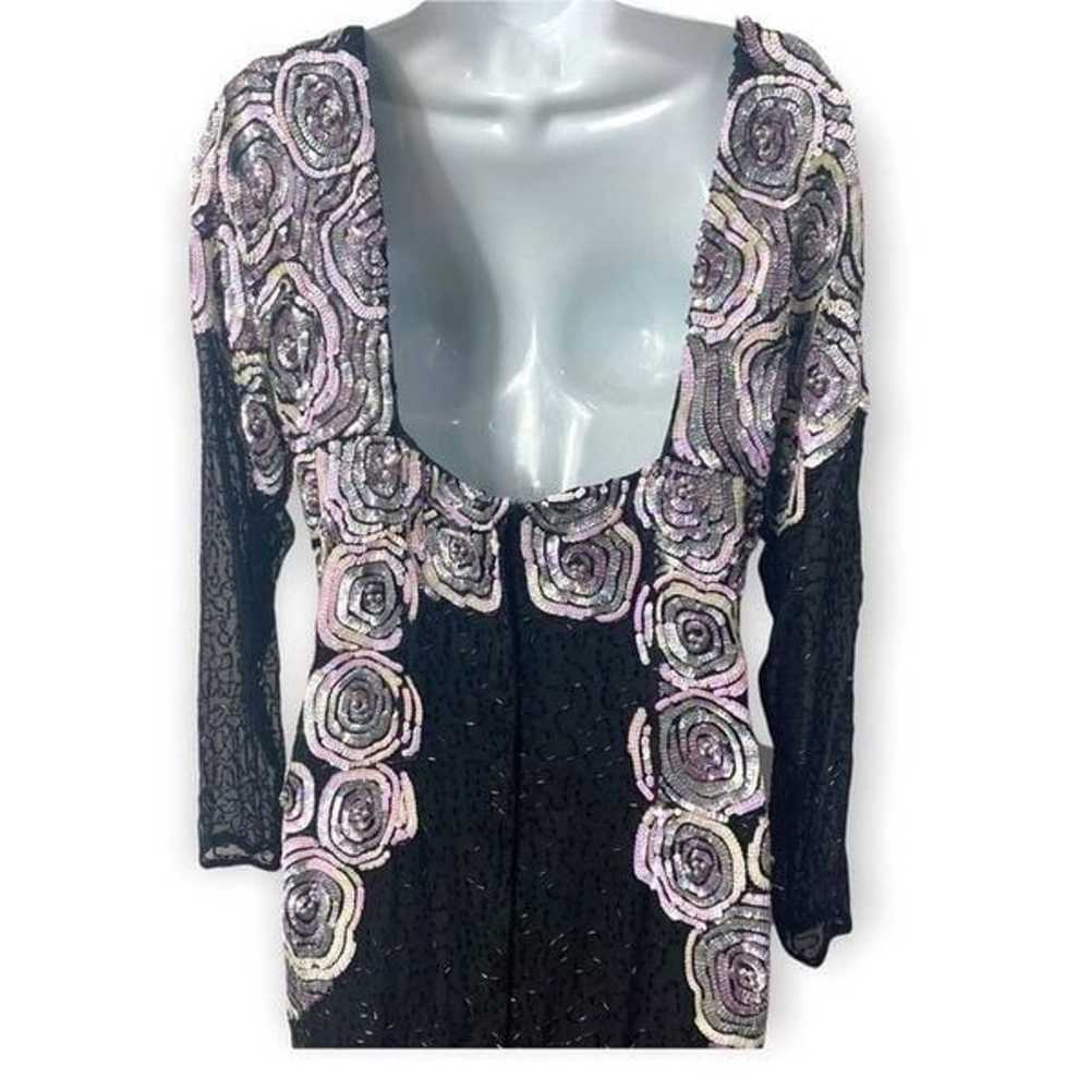 Life & Style Vintage Beaded Sequins Long Sleeve B… - image 4