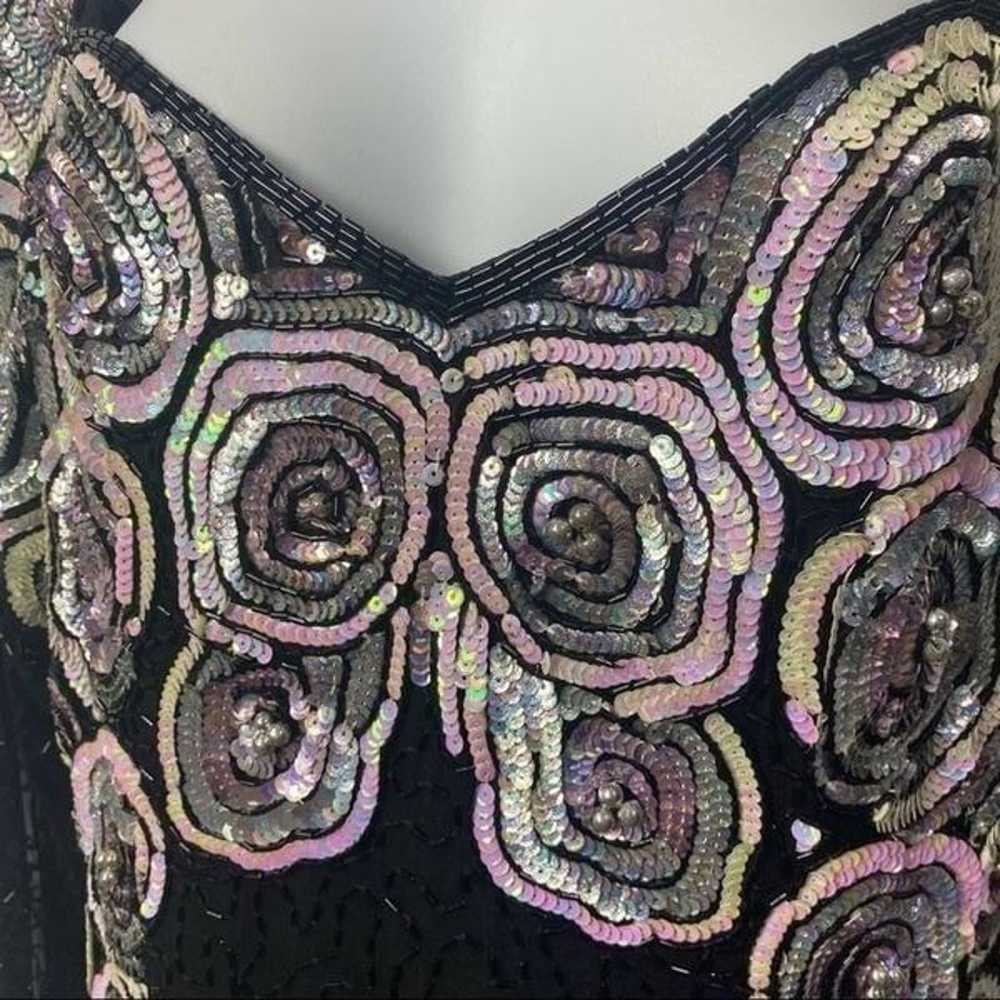 Life & Style Vintage Beaded Sequins Long Sleeve B… - image 8